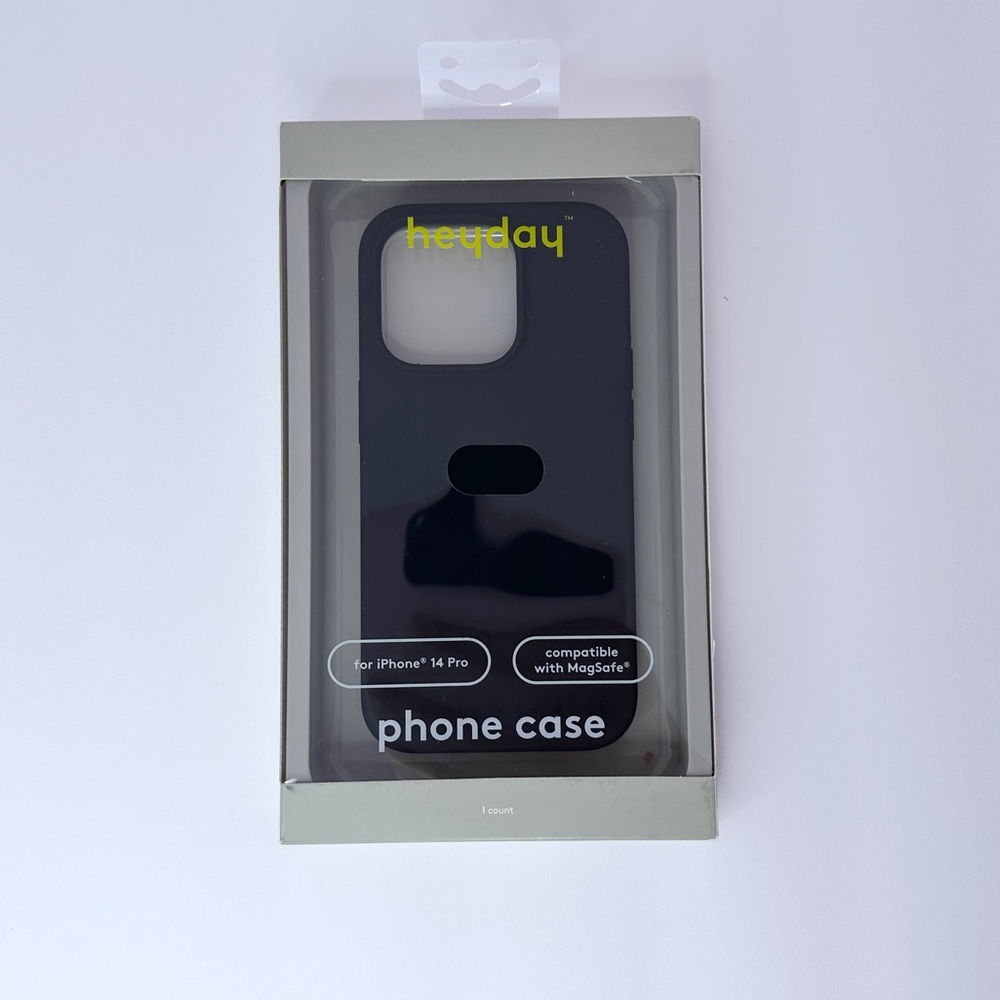 HeyDay iPhone 14 Pro Black Silicone Case